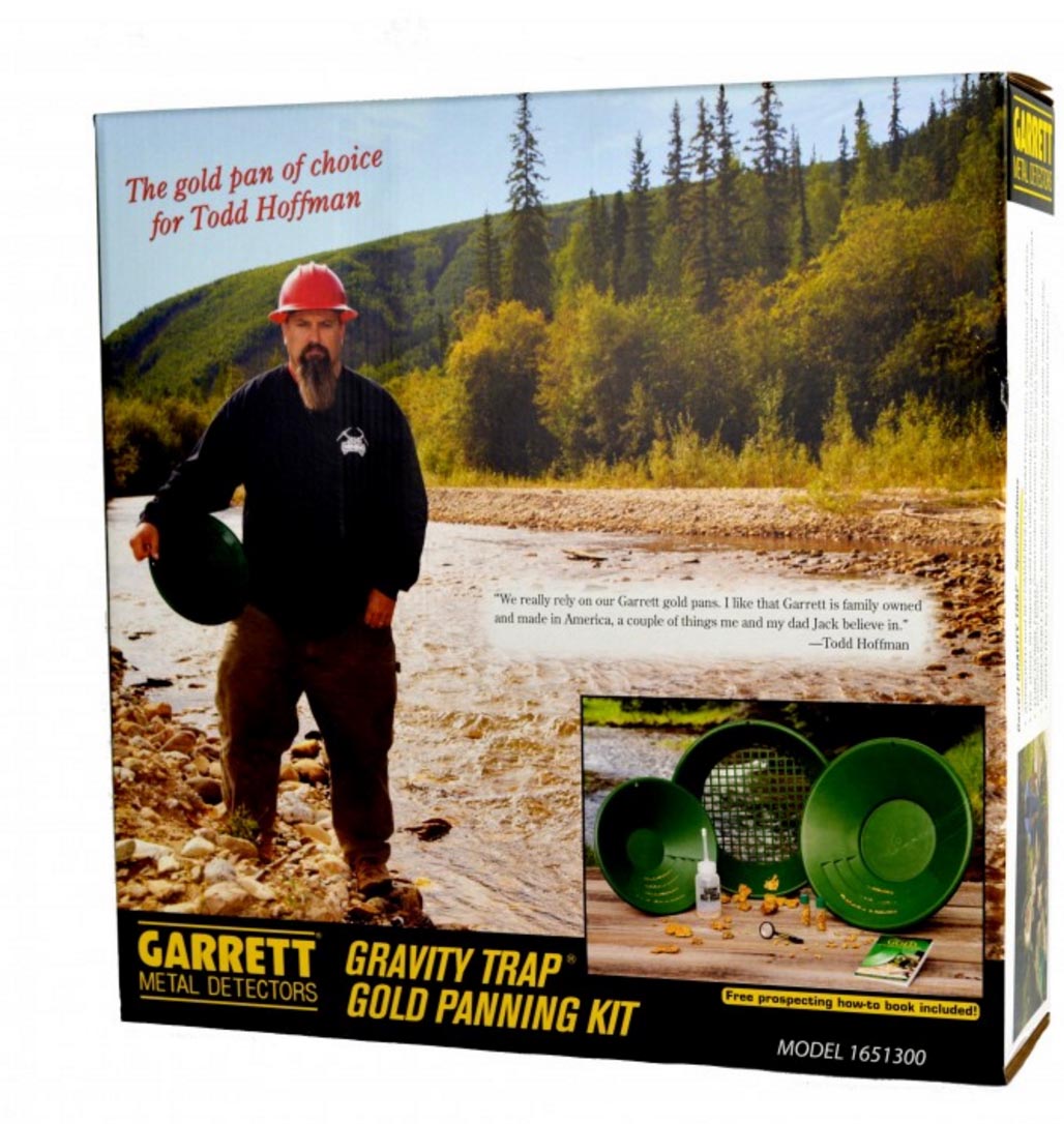 Garrett Gold Panning Kit Complete with Gravity Trap Pan– Serious Detecting